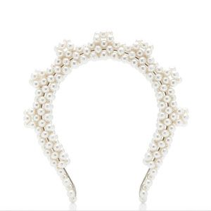 Shrimps Bronco Faux Pearl Headband - crown / SOLD OUT EVERYWHERE